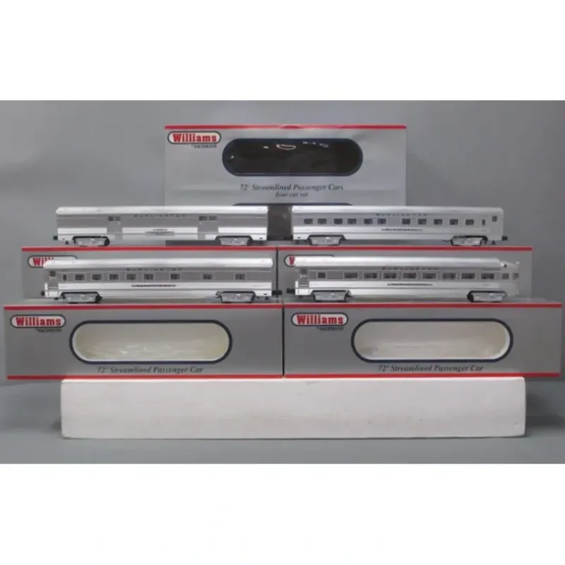 Williams 43154 CB&Q 72 Ft. Streamline Passenger Car (Pack of 4) - Model Train Junction: Quality Parts and Art Supplies Discount