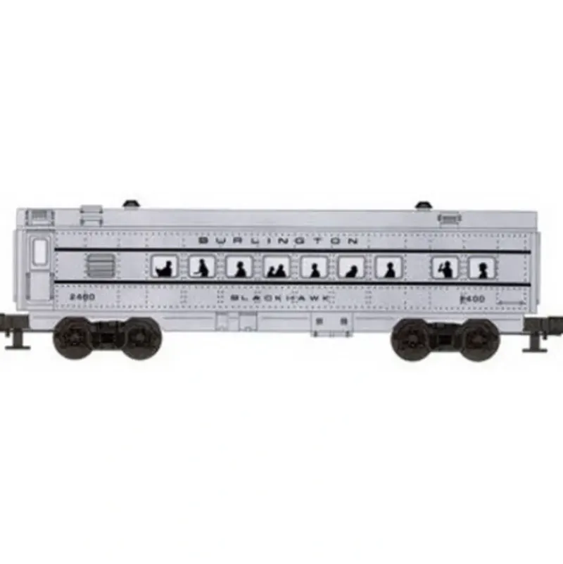 Williams 43256 Chicago Burlington & Quincy O27 Streamline Passenger 4-Pack - Model Train Junction: Quality Parts and Art Supplies Hot
