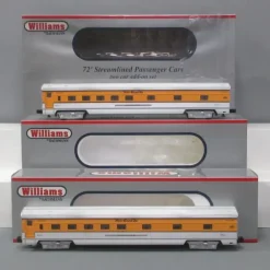 Williams 43118 D&RGW 72 Ft. Streamline Passenger 2-Pack - Model Train Junction: Quality Parts and Art Supplies Online