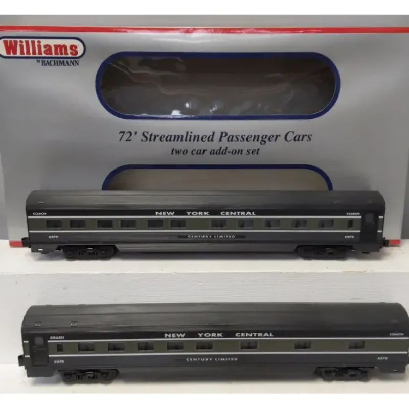Williams 43108 New York Central 72 Ft. Streamliner 2-Car Add-On Set 6270/6273 - Model Train Junction: Quality Parts and Art Supplies New