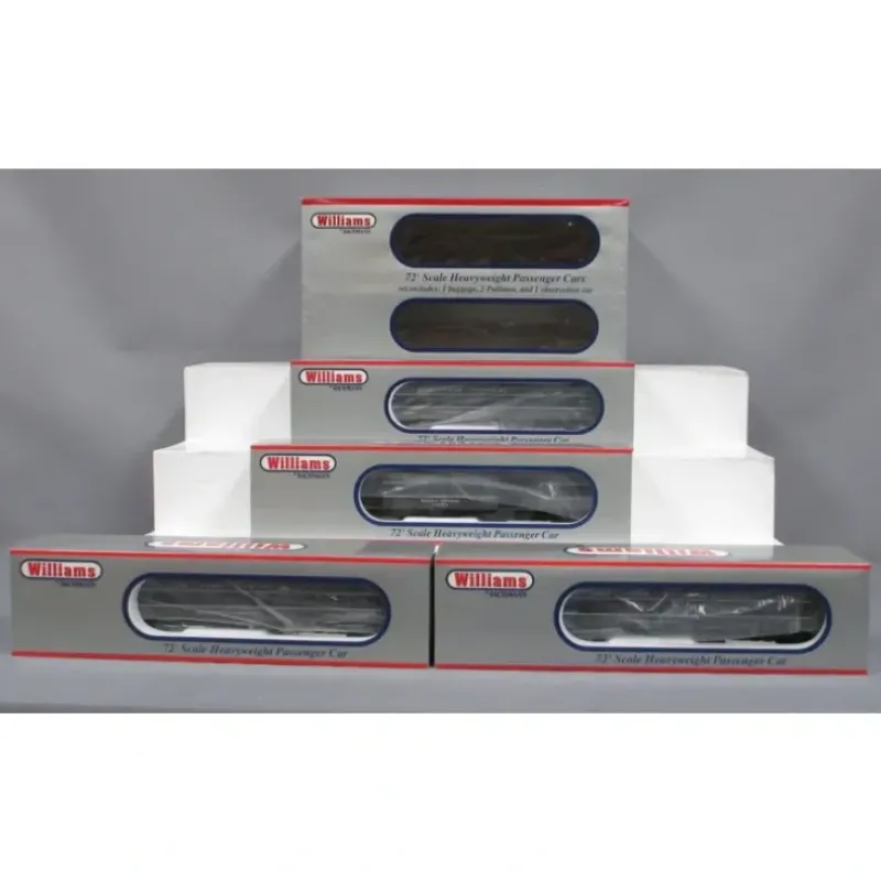 Williams 43358 New York Central 72 Ft. Heavyweight Passenger Car (Pack of 4) - Model Train Junction: Quality Parts and Art Supplies