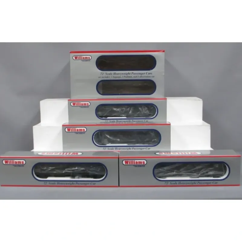 Williams 43360 O 72 Ft. Heavyweight Passenger Car (Pack of 4) - Model Train Junction: Quality Parts and Art Supplies Sale