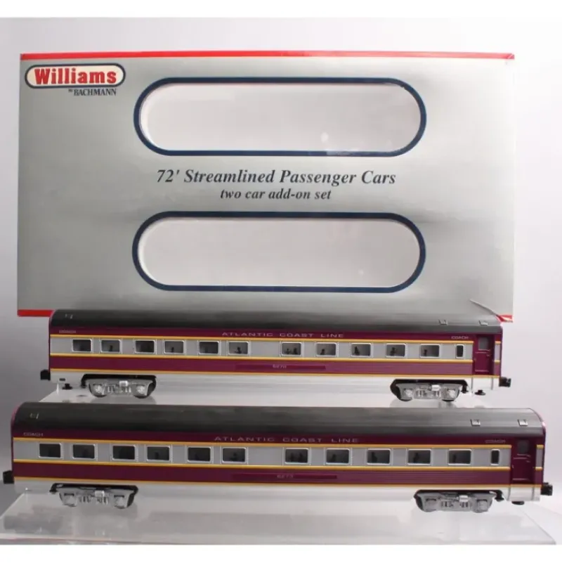 Williams 43101 O ACL 72 Ft. Streamline Passenger 2-Pack - Model Train Junction: Quality Parts and Art Supplies Clearance