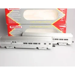 Williams 43002 O Gauge Burlington 60 Ft. Streamline Passenger Car 2-Pack - Model Train Junction: Quality Parts and Art Supplies Sale