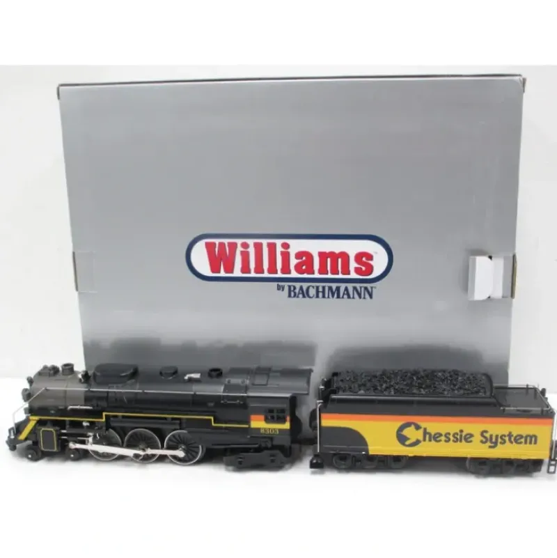 Williams 40102 O Gauge Chessie 4-6-4 Semi-Scale Hudson Steam Locomotive #8303 - Model Train Junction: Quality Parts and Art Supplies New