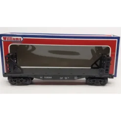 Williams 47506 O Gauge Illinois Central 40' Flat Car w/ Bulheads #910164 - Model Train Junction: Quality Parts and Art Supplies Hot
