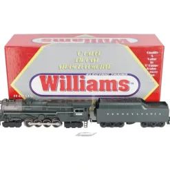 Williams 40401 O Gauge PRR 6-8-6 S-2 Turbine Steam Locomotive & Tender #6200 - Model Train Junction: Quality Parts and Art Supplies Best