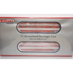 Williams 43121 O Gauge Texas Special 72 Ft. Streamline Passenger 2-Pack - Model Train Junction: Quality Parts and Art Supplies Best