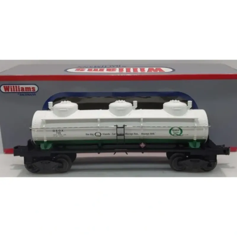 Williams 47107 O Quaker State 3-Dome Tank Car #746 - Model Train Junction: Quality Parts and Art Supplies Discount