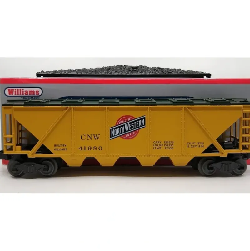Williams 47613 O Scale Chicago & NorthWestern Quad Hopper #41980 - Model Train Junction: Quality Parts and Art Supplies Hot