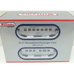 Trains*Williams 43264 Santa Fe O27 Streamline Passenger 4-Pack - Model Train Junction: Quality Parts and Art Supplies