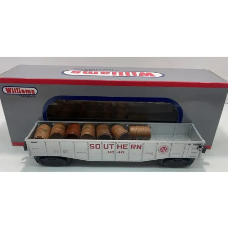 Williams 47210 Southern Gondola w/Barrels - Model Train Junction: Quality Parts and Art Supplies Discount