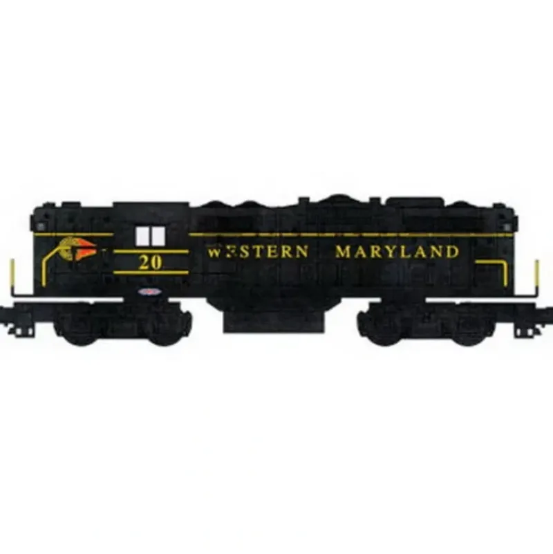 Williams 21450 Western Maryland GP9 Powered Diesel Locomotive - Model Train Junction: Quality Parts and Art Supplies Best