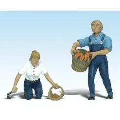 Woodland Scenics A2541 G Gus & Gertie Gardener Figures (Set of 2) - Model Train Junction: Quality Parts and Art Supplies Outlet