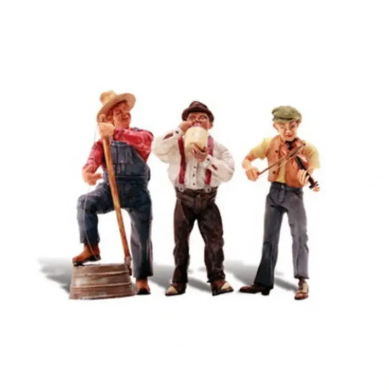 Woodland Scenics A2570 G Scenic Accents Junior's Jug Band Figures (Set of 3) - Model Train Junction: Quality Parts and Art Supplies Sale