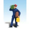 Woodland Scenics A2527 G Scenic Accents Paul Porter Figure - Model Train Junction: Quality Parts and Art Supplies Best