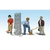 Woodland Scenics A2552 G Scenic Accents Chip,Woody & Chopper Figures (Set of 3) - Model Train Junction: Quality Parts and Art Supplies New