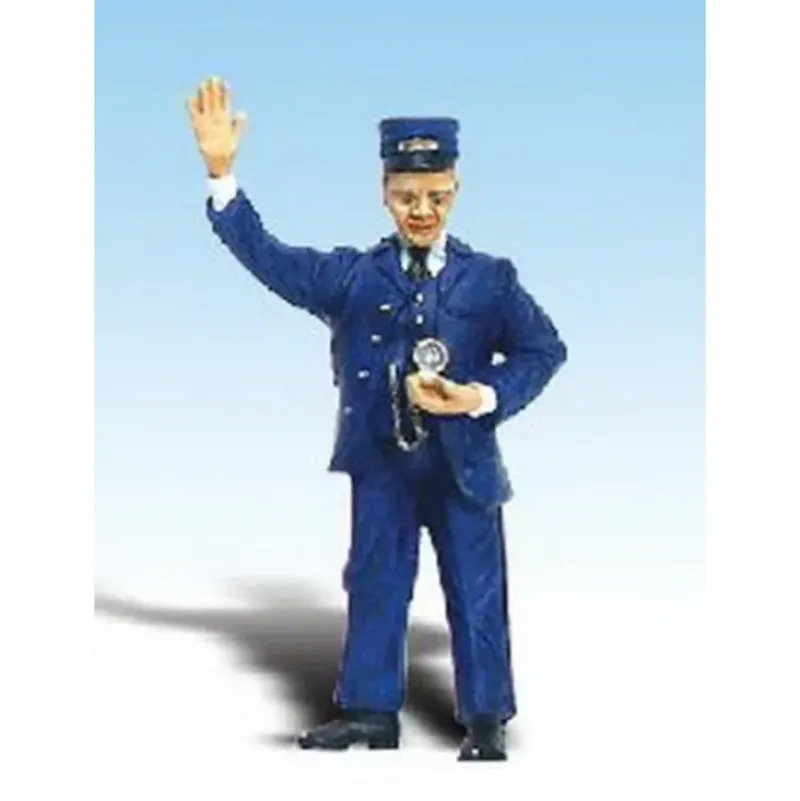 Woodland Scenics A2528 G Scenic Accents Clyde the Conductor Figure - Model Train Junction: Quality Parts and Art Supplies Online