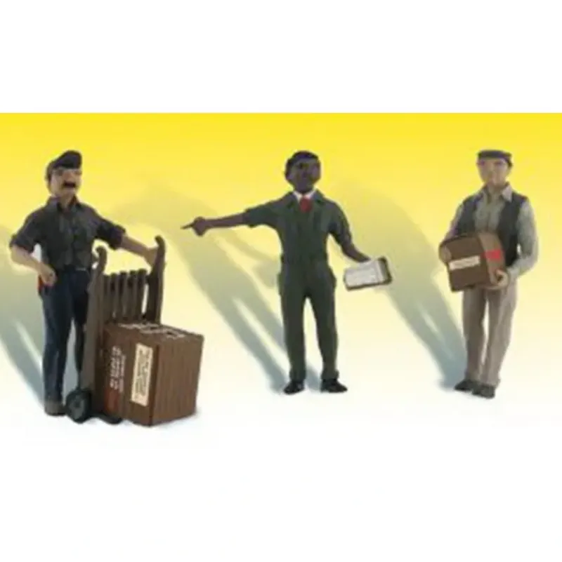 Woodland Scenics A2565 G Scenic Accents Dock Crew Figures (Set of 4) - Model Train Junction: Quality Parts and Art Supplies New