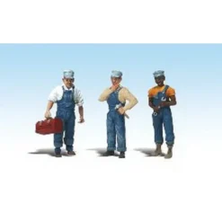 Woodland Scenics A2549 G Scenic Accents Three Train Mechanic Figures (Set of 4) - Model Train Junction: Quality Parts and Art Supplies New