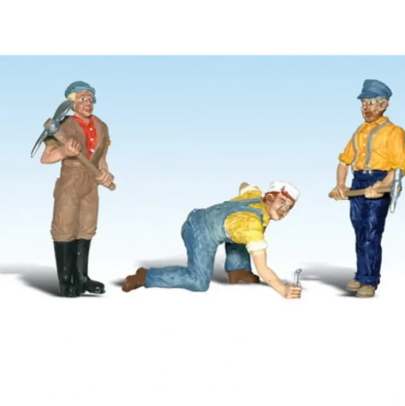 Woodland Scenics A2542 G Scenic Accents Spike, Neil & Ty Figures (Set of 3) - Model Train Junction: Quality Parts and Art Supplies Clearance