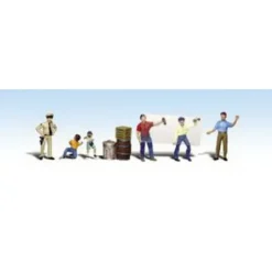 Trains*Woodland Scenics A1893 HO Accident Waiting to Happen Figures (Set of 7) - Model Train Junction: Quality Parts and Art Supplies