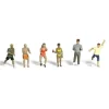 Woodland Scenics A1831 HO Active People Figures (Set of 6) - Model Train Junction: Quality Parts and Art Supplies Sale