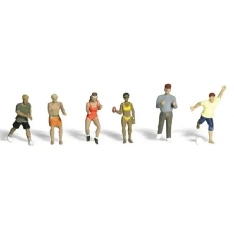 Woodland Scenics A1831 HO Active People Figures (Set of 6) - Model Train Junction: Quality Parts and Art Supplies Sale
