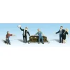 Woodland Scenics A1868 HO Graveside Service Figures & Casket Set - Model Train Junction: Quality Parts and Art Supplies Sale