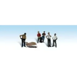 Woodland Scenics A1927 HO One Man Crew Construction Figures (Set of 7) - Model Train Junction: Quality Parts and Art Supplies Hot