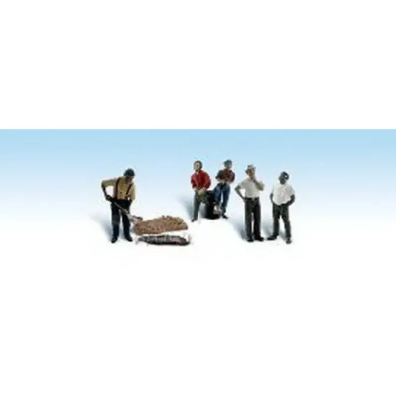 Woodland Scenics A1927 HO One Man Crew Construction Figures (Set of 7) - Model Train Junction: Quality Parts and Art Supplies Hot