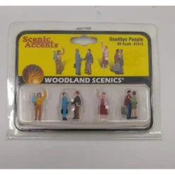 Woodland Scenics A1912 HO People Saying Goodbye Figures (Set of 6) - Model Train Junction: Quality Parts and Art Supplies Outlet