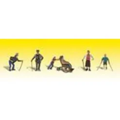 Trains*Woodland Scenics A1946 HO Physically Challenged Figures (Set of 6) - Model Train Junction: Quality Parts and Art Supplies