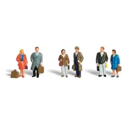 Woodland Scenics A1835 HO Professional People Figures (Set of 6) - Model Train Junction: Quality Parts and Art Supplies Outlet