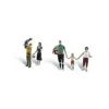 Trains*Woodland Scenics A1930 HO Scenic Accents The Founders Figures (Set of 5) - Model Train Junction: Quality Parts and Art Supplies