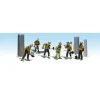 Woodland Scenics A1919 HO Scenic Accents Smoke Jumper Figures (Set of 6) - Model Train Junction: Quality Parts and Art Supplies Best