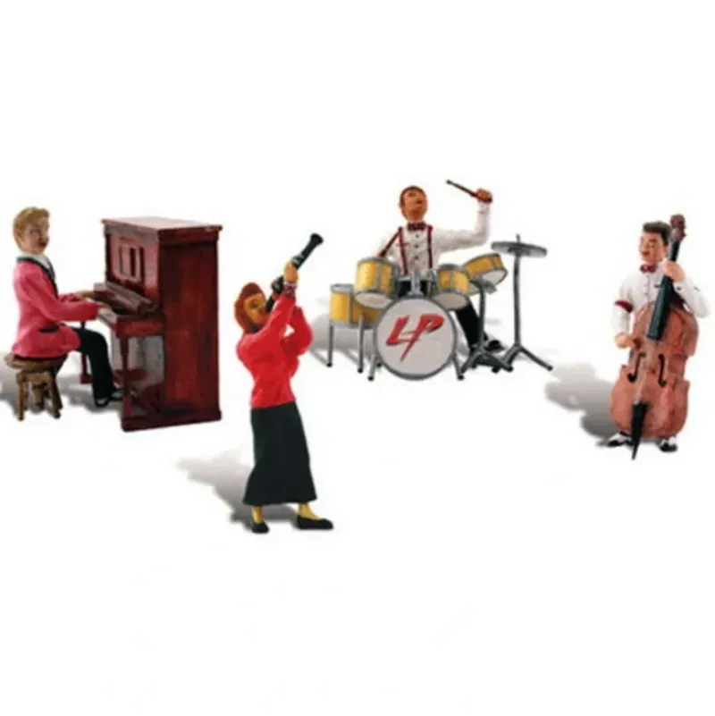 Woodland Scenics A1951 HO Scenic Accents Music To My Ears Figures (Set of 9) - Model Train Junction: Quality Parts and Art Supplies Hot