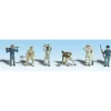Woodland Scenics A1858 HO Scenic Accents Chain Gang Figures (Set of 6) - Model Train Junction: Quality Parts and Art Supplies Online