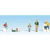 Woodland Scenics A1878 HO Scenic Accents Gone Fishing Figures (Set of 5) - Model Train Junction: Quality Parts and Art Supplies Online