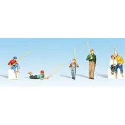 Woodland Scenics A1878 HO Scenic Accents Gone Fishing Figures (Set of 5) - Model Train Junction: Quality Parts and Art Supplies Online