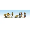 Woodland Scenics A1901 HO Scenic Accents Masonry Worker Figures (Set of 11) - Model Train Junction: Quality Parts and Art Supplies Sale