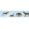 Woodland Scenics A1884 HO Scenic Accents Deer Figures (Set of 6) - Model Train Junction: Quality Parts and Art Supplies Sale
