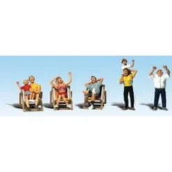 Woodland Scenics A1881 HO Scenic Accents Spectator Figures (Set of 8) - Model Train Junction: Quality Parts and Art Supplies Hot