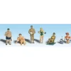 Woodland Scenics A1853 HO Scenic Accents Sun Bather Figures (Set of 6) - Model Train Junction: Quality Parts and Art Supplies Discount