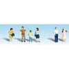 Woodland Scenics A1825 HO Scenic Accents Window Shoppers Figures (Set of 6) - Model Train Junction: Quality Parts and Art Supplies Hot