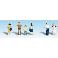 Woodland Scenics A1825 HO Scenic Accents Window Shoppers Figures (Set of 6) - Model Train Junction: Quality Parts and Art Supplies Hot