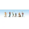 Woodland Scenics A1907 HO Scenic Accents Golfer Figures (Set of 7) - Model Train Junction: Quality Parts and Art Supplies