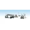 Woodland Scenics A1928 HO Scenic Accents Garage Treasures (Set of 13) - Model Train Junction: Quality Parts and Art Supplies Outlet