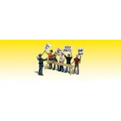 Trains*Woodland Scenics A2197 N Picket Line Figures Scenic Accents (Set of 7) - Model Train Junction: Quality Parts and Art Supplies