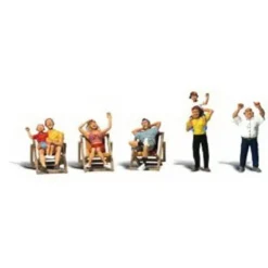 Woodland Scenics A2172 N Scenic Accents Spectator Figures (Set of 8) - Model Train Junction: Quality Parts and Art Supplies Best